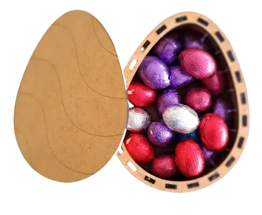 Paasei geschenkdoos 13x10x40